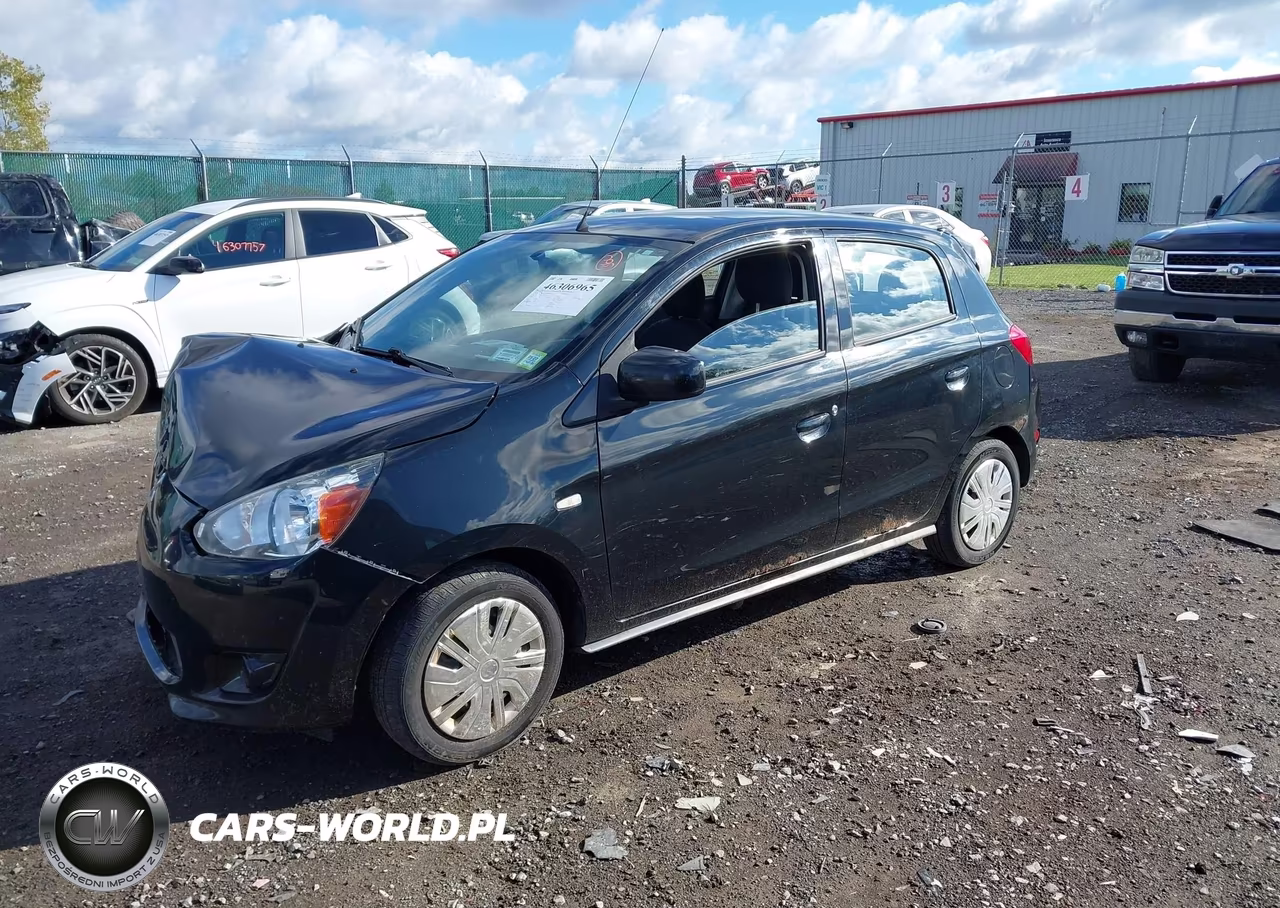 2014 Mitsubishi Mirage De VIN:ML32A3HJ7EH022738 - 2