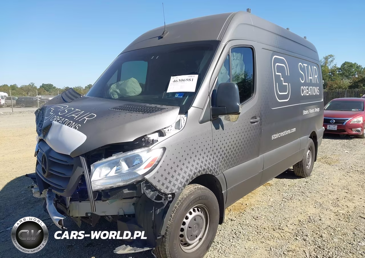2023 Mercedes-Benz Sprinter 1500 Standard Roof 4-Cyl Gas VIN:W1Y70BGY3PT129313 - 2