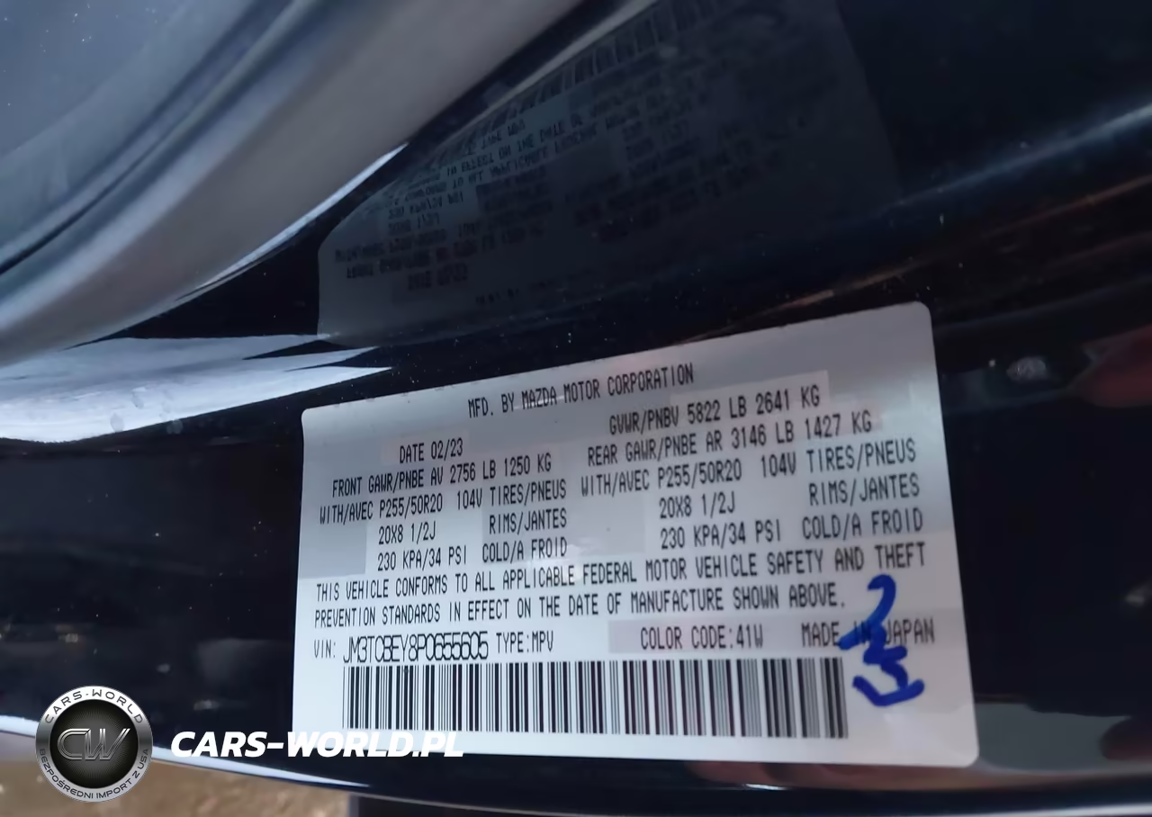 2023 Mazda Cx-9 Signature VIN:JM3TCBEY8P0655605 - 9