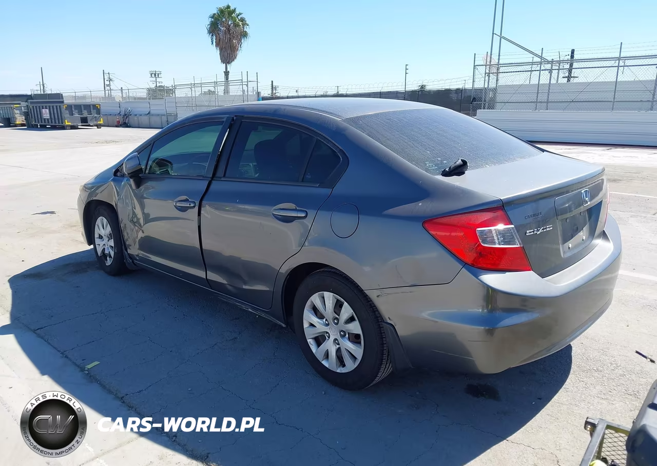 2012 Honda Civic Lx VIN:19XFB2F57CE321791 - 3