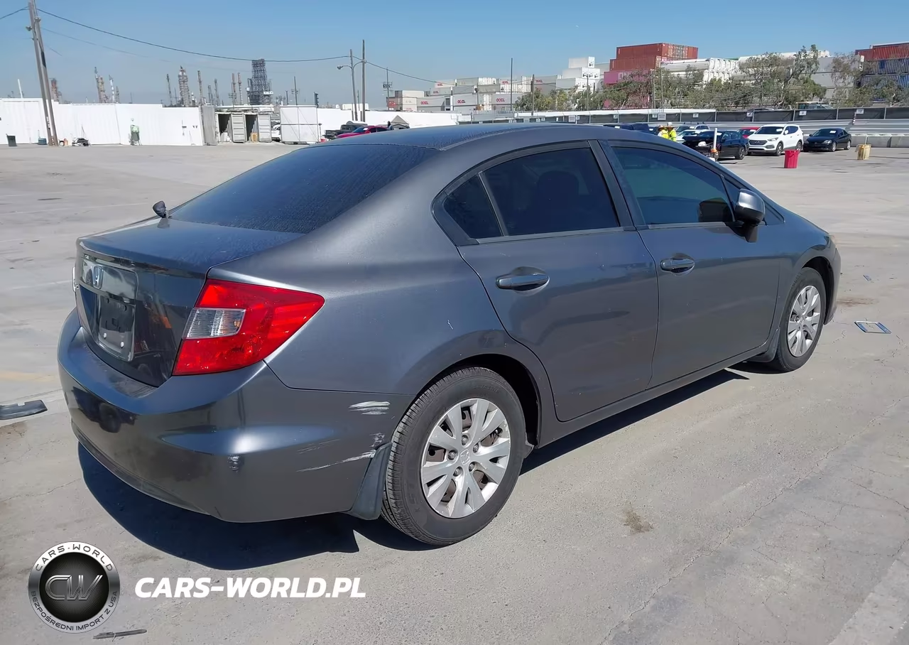 2012 Honda Civic Lx VIN:19XFB2F57CE321791 - 4
