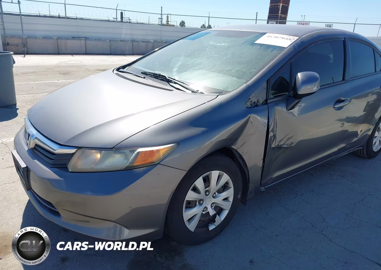 2012 Honda Civic Lx VIN:19XFB2F57CE321791 - 6