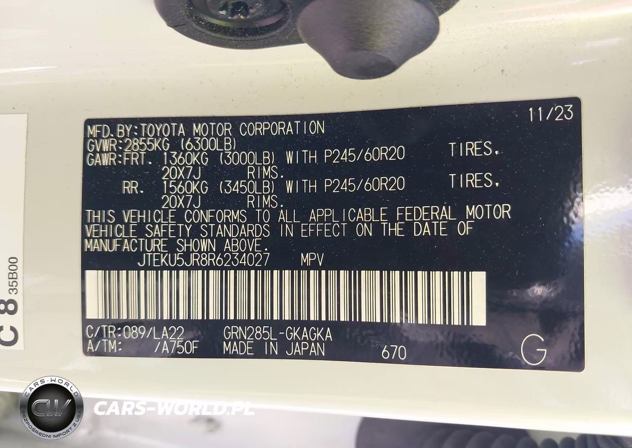 2024 Toyota 4Runner Limited VIN:JTEKU5JR8R6234027 - 9