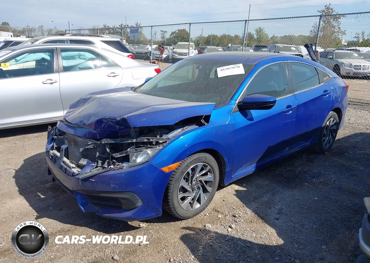 2016 Honda Civic Ex VIN:19XFC2F76GE091374 - 2