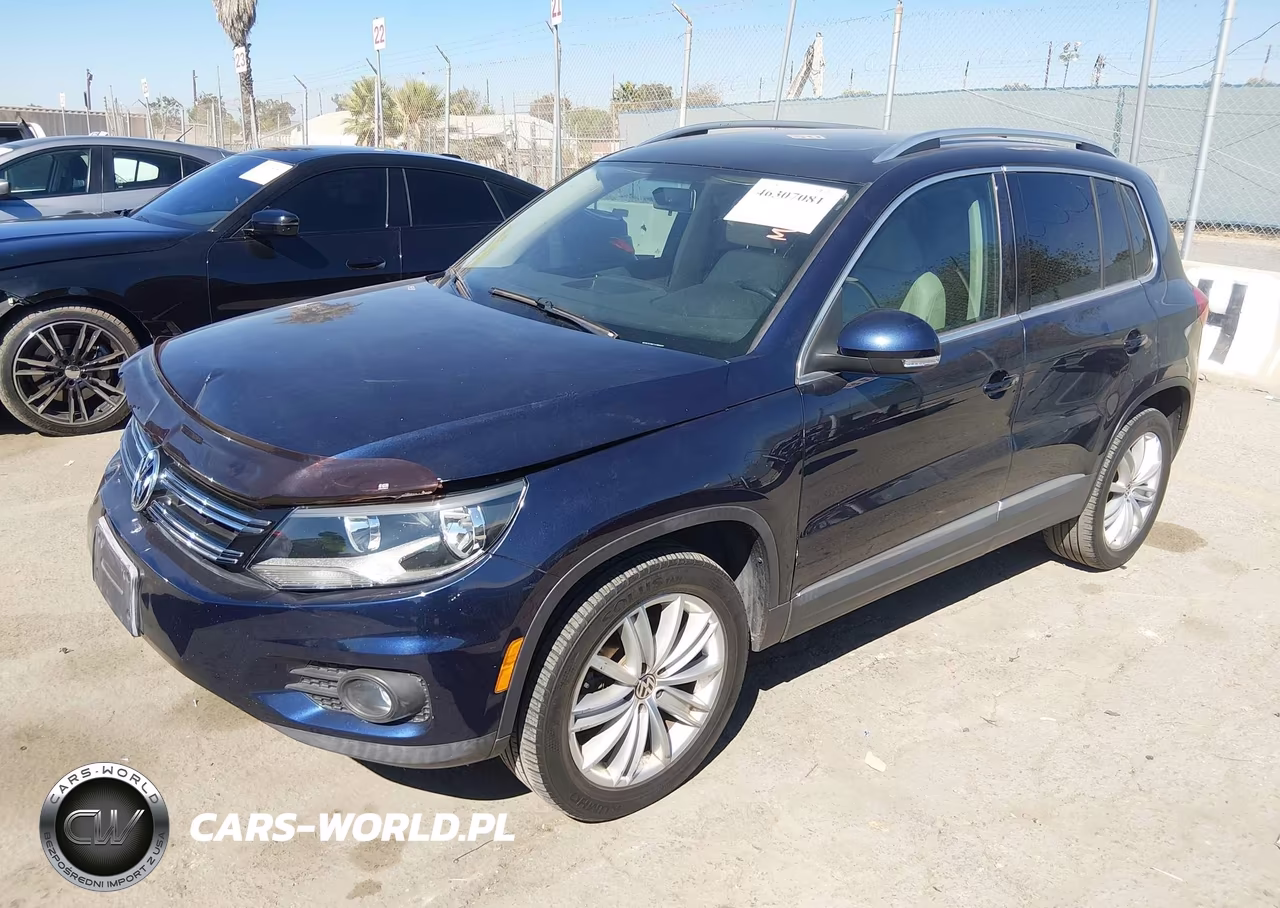2012 Volkswagen Tiguan Se VIN:WVGAV7AX1CW503561 - 2