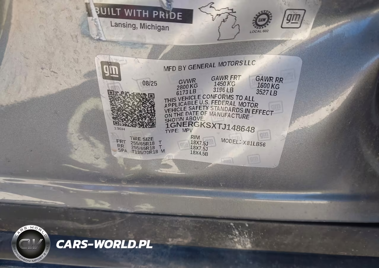 2026 Chevrolet Traverse Fwd Lt VIN:1GNERGKSXTJ148648 - 9