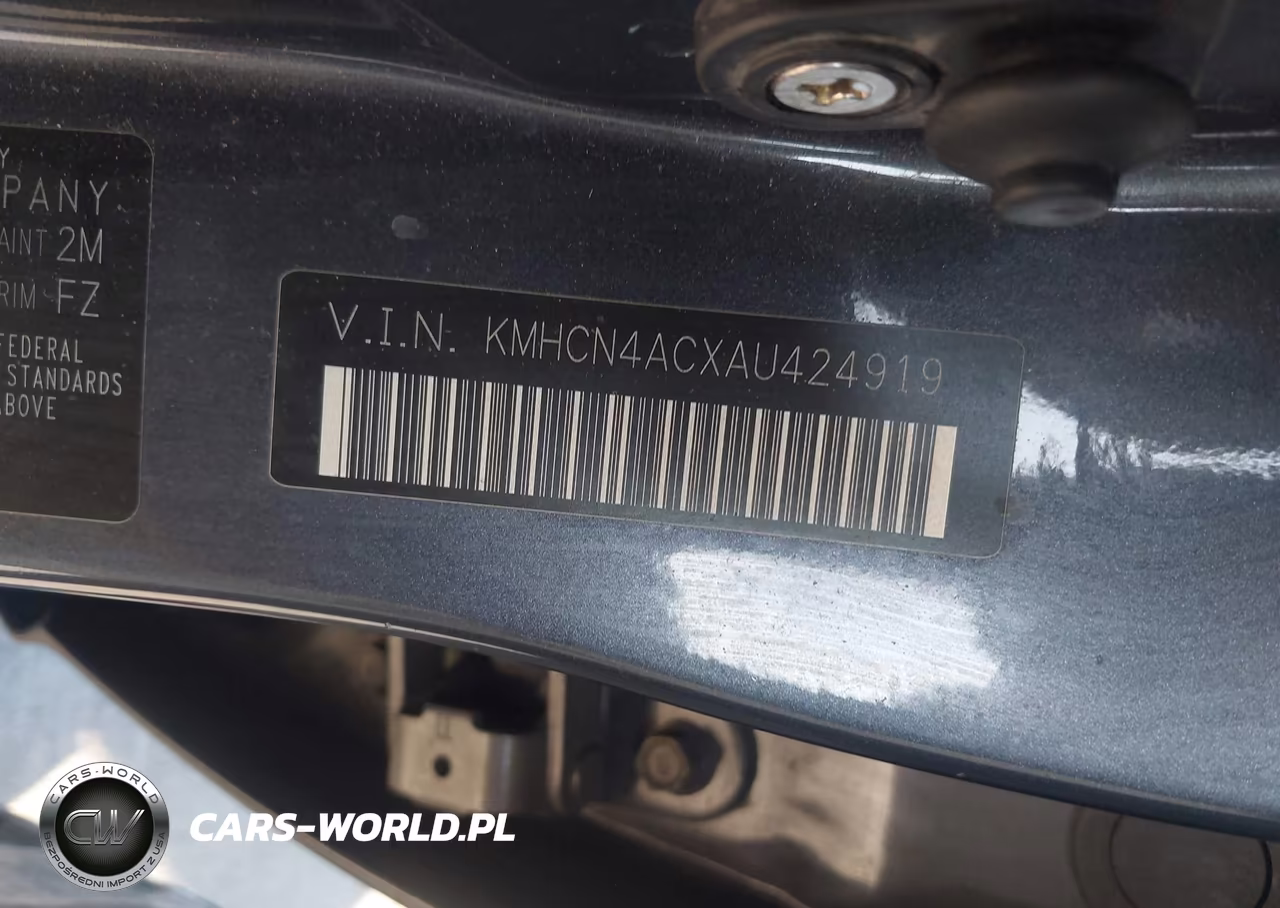 2010 Hyundai Accent Gls VIN:KMHCN4ACXAU424919 - 9
