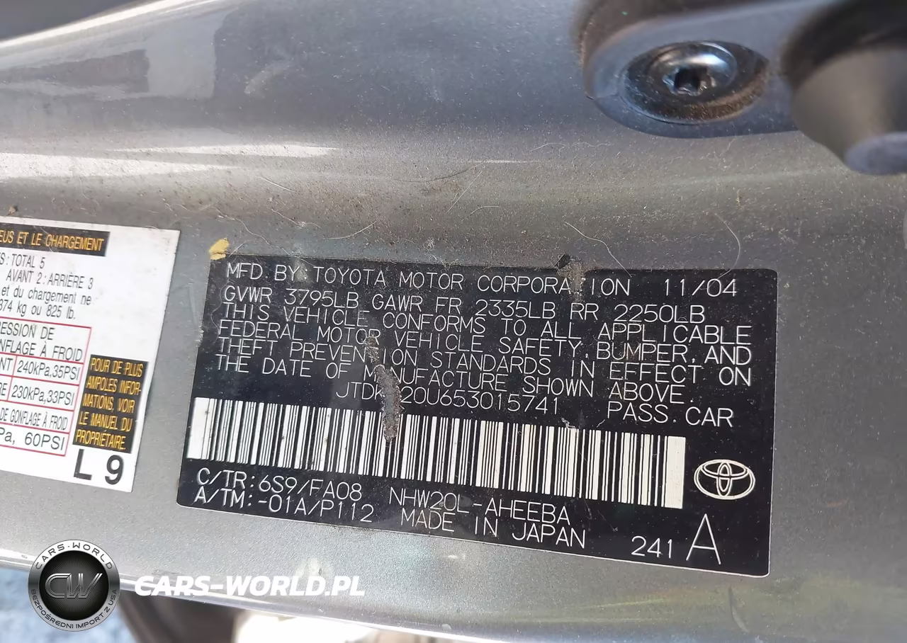 2005 Toyota Prius VIN:JTDKB20U653015741 - 17