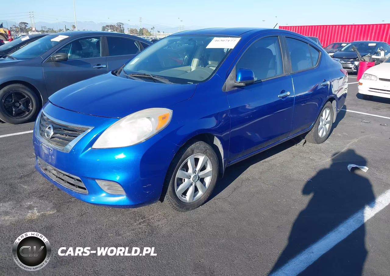 2014 Nissan Versa 1.6 Sv VIN:3N1CN7AP2EL801822 - 2