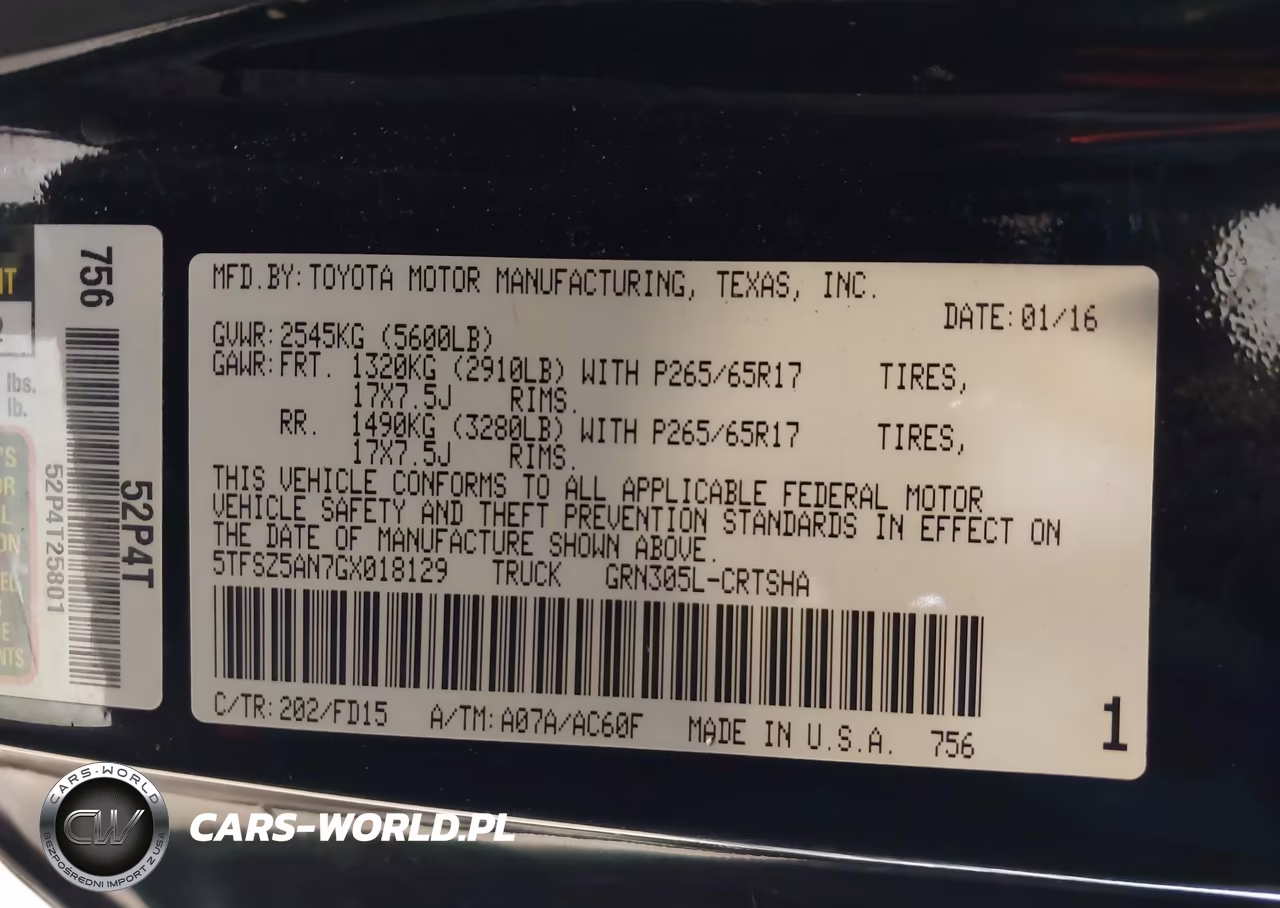 2016 Toyota Tacoma Trd Sport VIN:5TFSZ5AN7GX018129 - 9