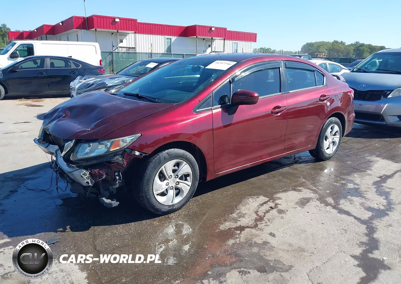 2015 Honda Civic Lx VIN:19XFB2F54FE227680 - 2