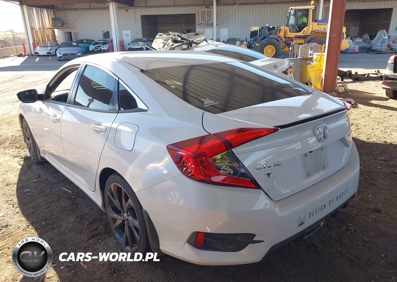 2019 Honda Civic Sport VIN:2HGFC2F8XKH503707 - 3