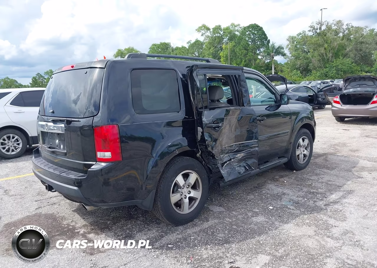 2011 Honda Pilot Ex-L VIN:5FNYF3H50BB017436 - 4