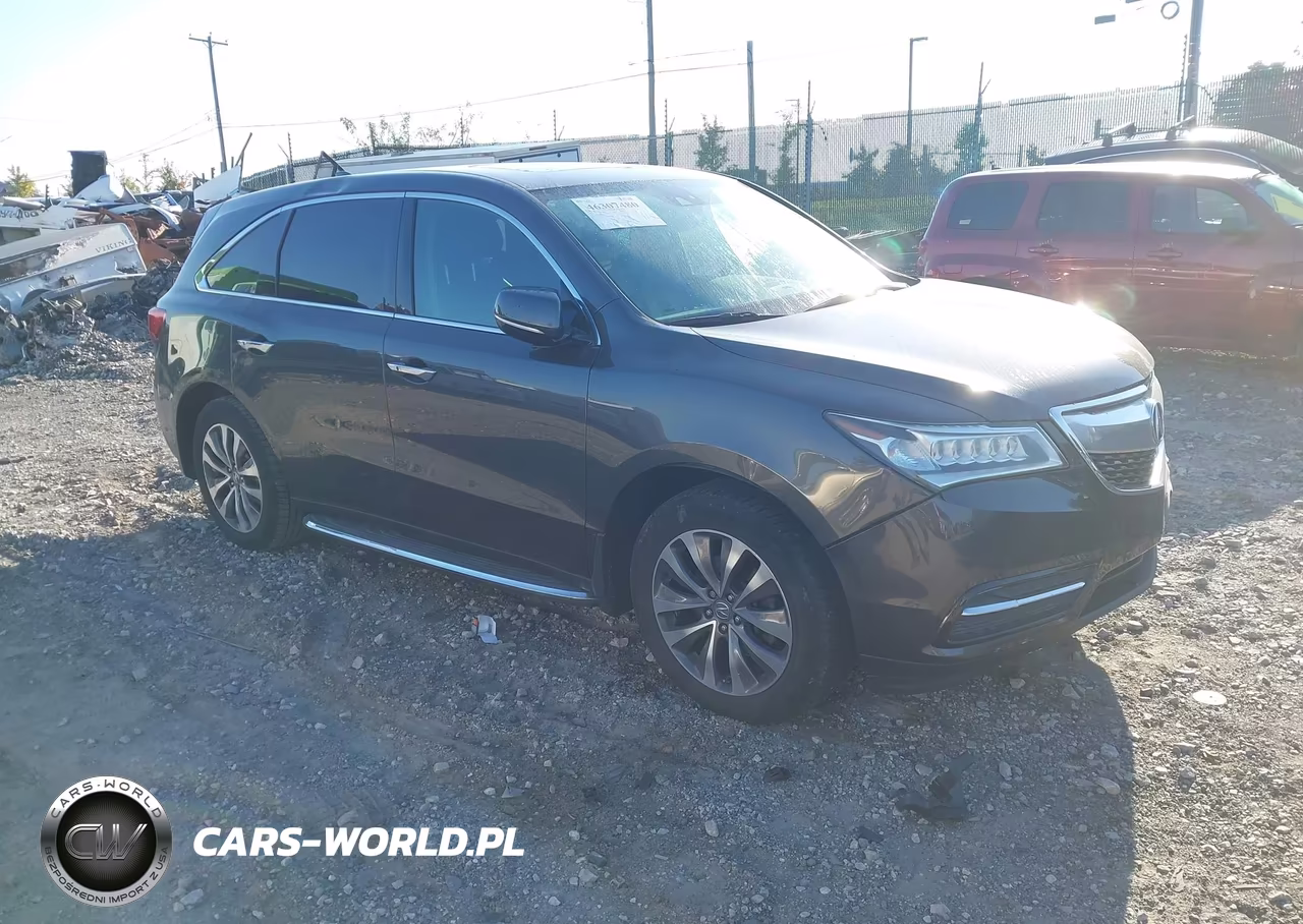2015 Acura Mdx Technology Pkg W-Entertainment Pkg