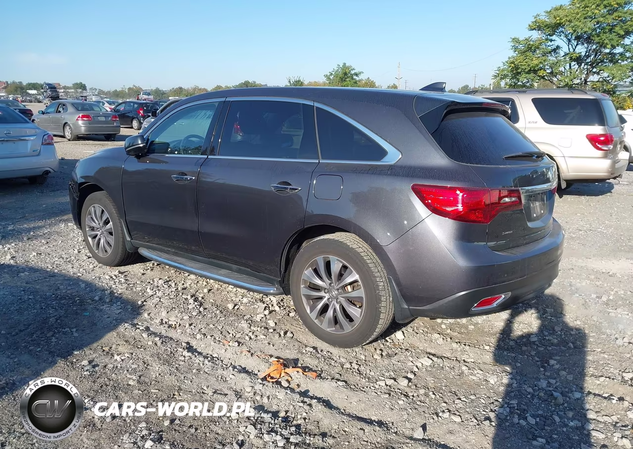 2015 Acura Mdx Technology Pkg W-Entertainment Pkg VIN:5FRYD4H6XFB009899 - 3