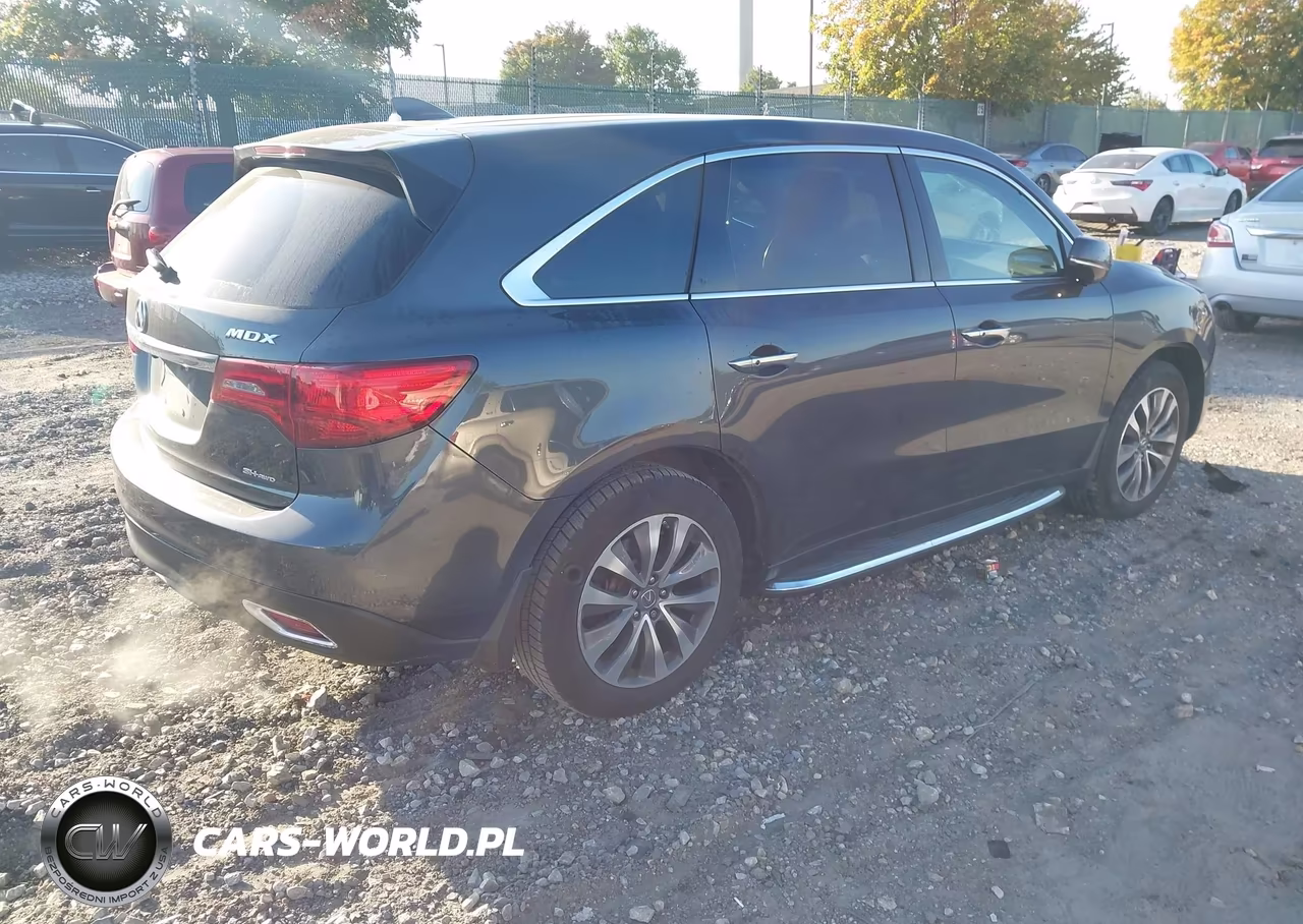 2015 Acura Mdx Technology Pkg W-Entertainment Pkg VIN:5FRYD4H6XFB009899 - 4