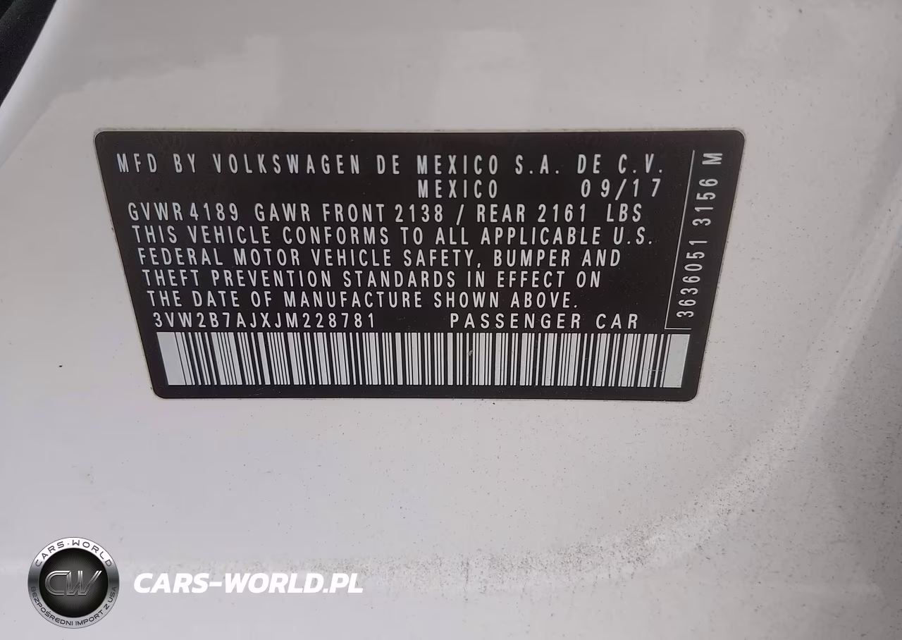 2018 Volkswagen Jetta 1.4T S VIN:3VW2B7AJXJM228781 - 9