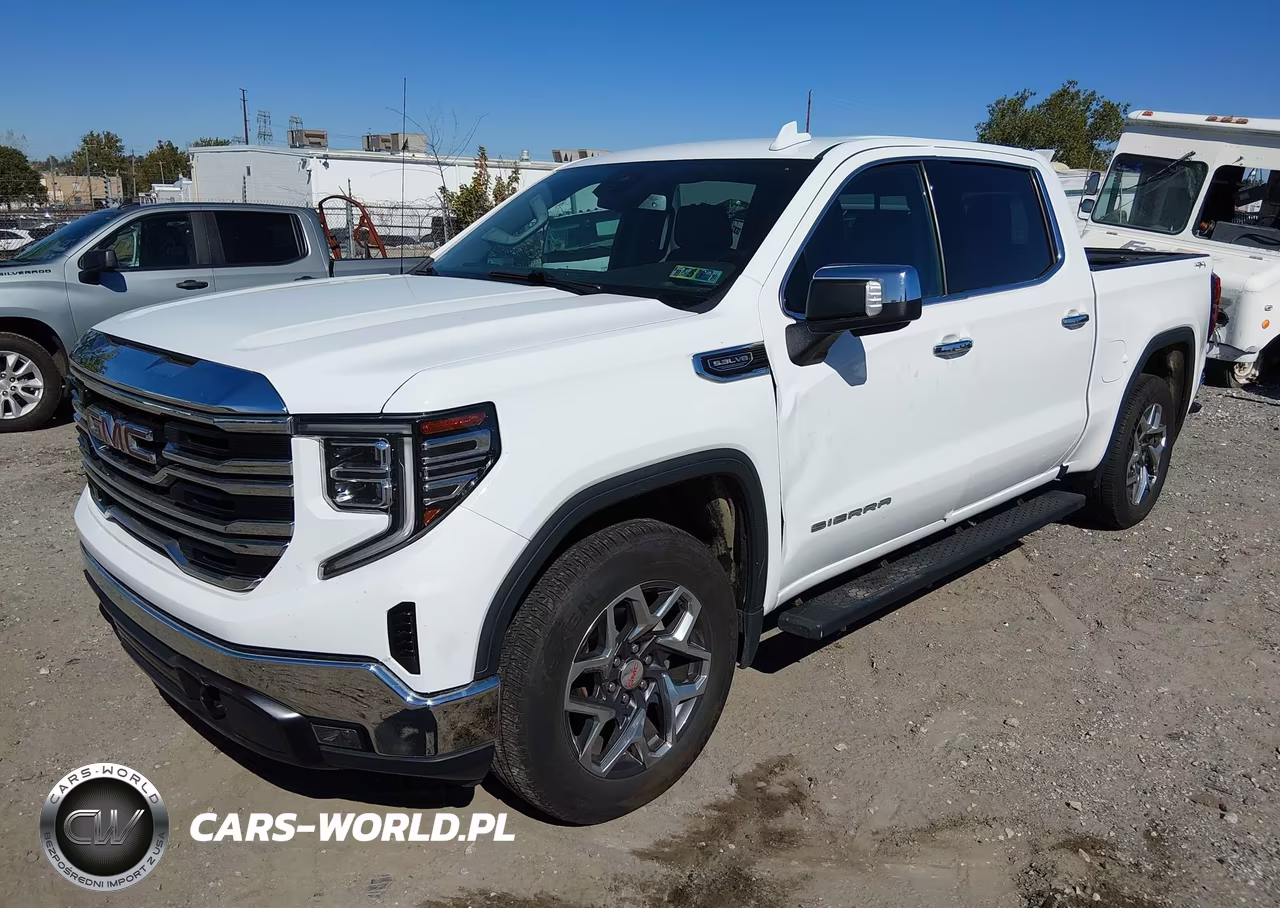 2022 GMC Sierra 1500 4Wd Short Box Slt VIN:3GTUUDED0NG676783 - 2