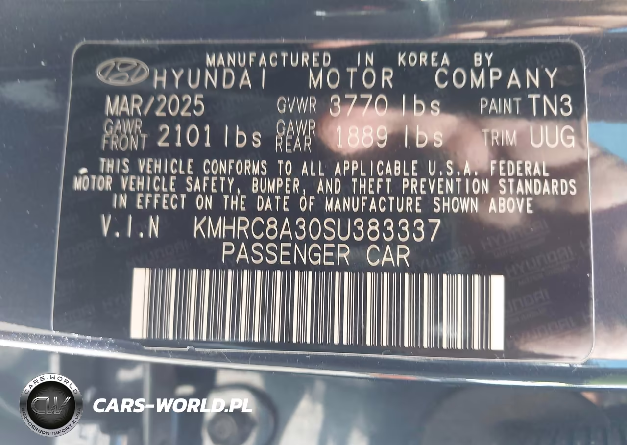 2025 Hyundai Venue Limited VIN:KMHRC8A30SU383337 - 9