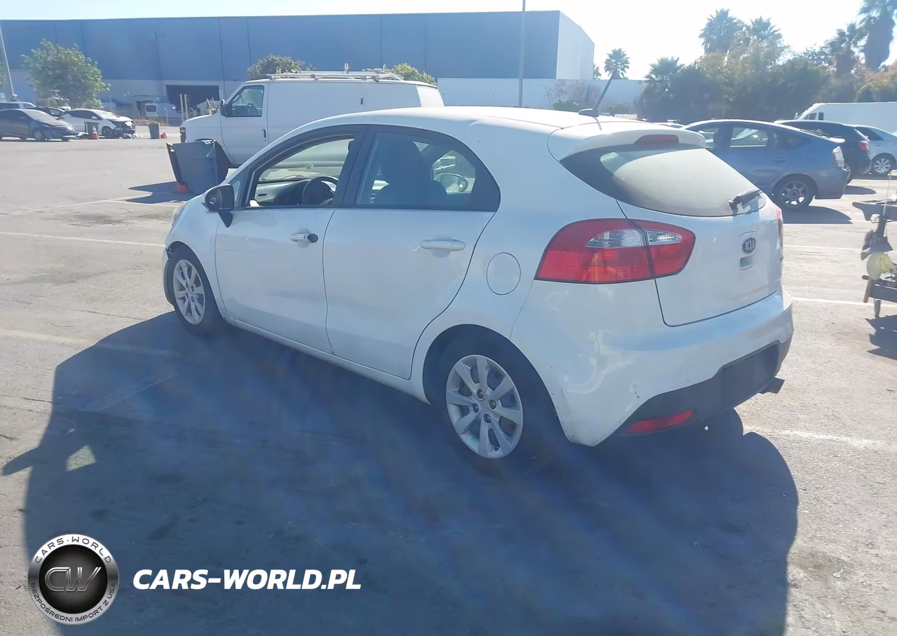 2013 Kia Rio Lx VIN:KNADM5A36D6285122 - 3