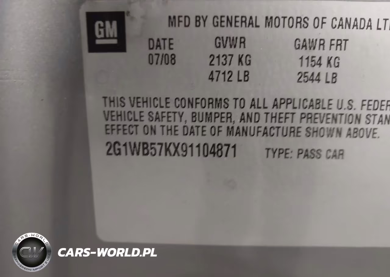 2009 Chevrolet Impala Ls VIN:2G1WB57KX91104871 - 9
