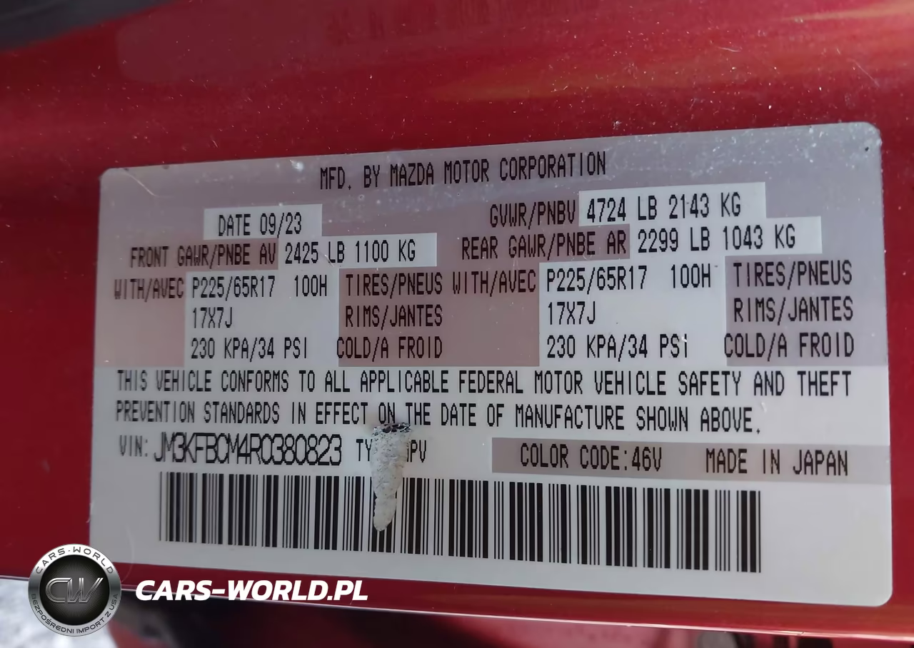 2024 Mazda Cx-5 2.5 S Preferred VIN:JM3KFBCM4R0380823 - 9