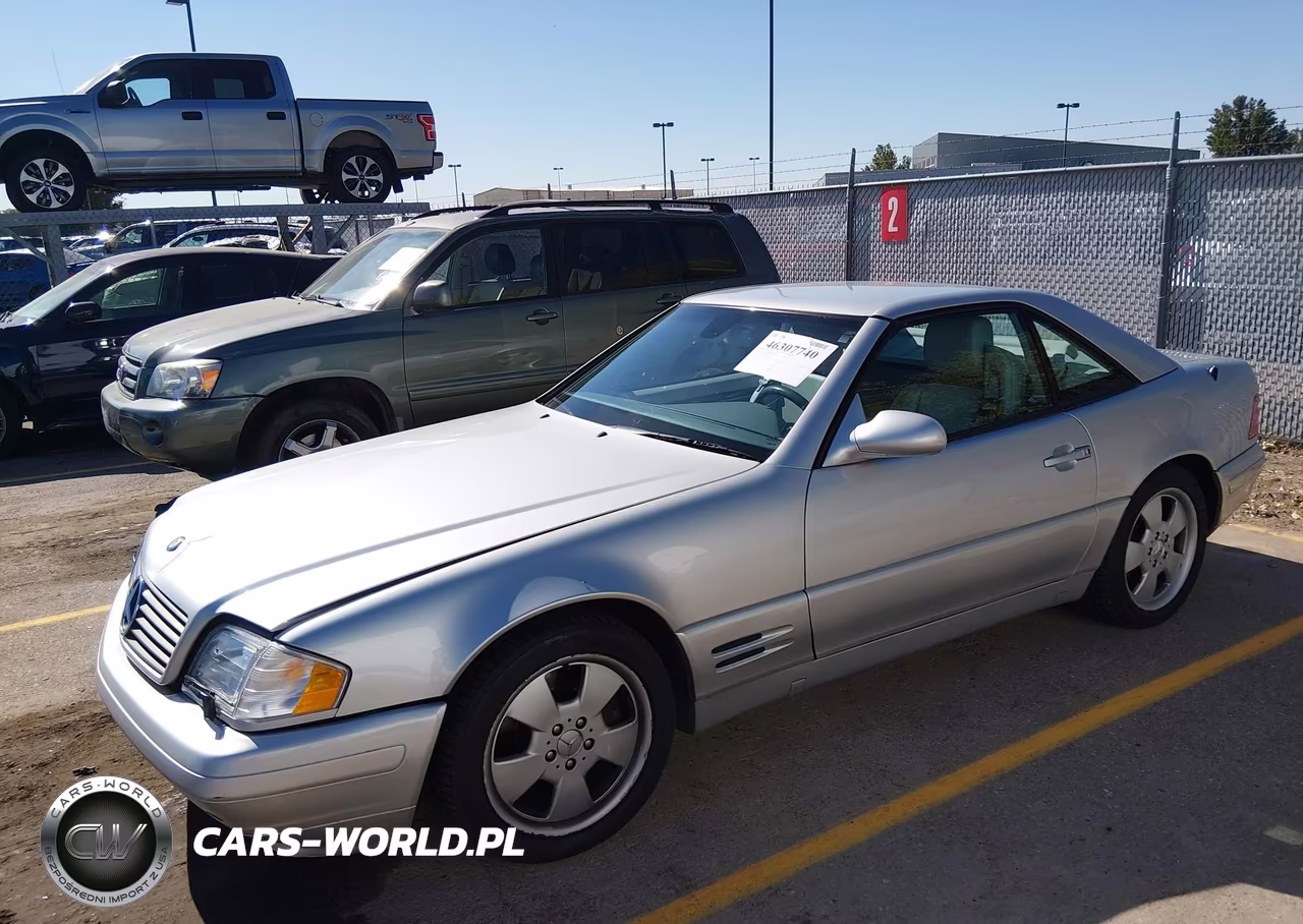 2000 Mercedes-Benz Sl 500 VIN:WDBFA68F7YF187893 - 2
