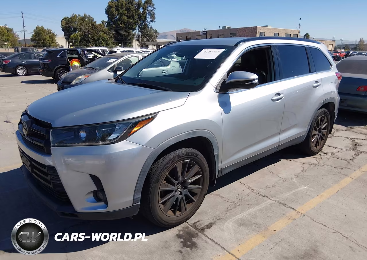 2019 Toyota Highlander Se VIN:5TDJZRFH2KS613295 - 2