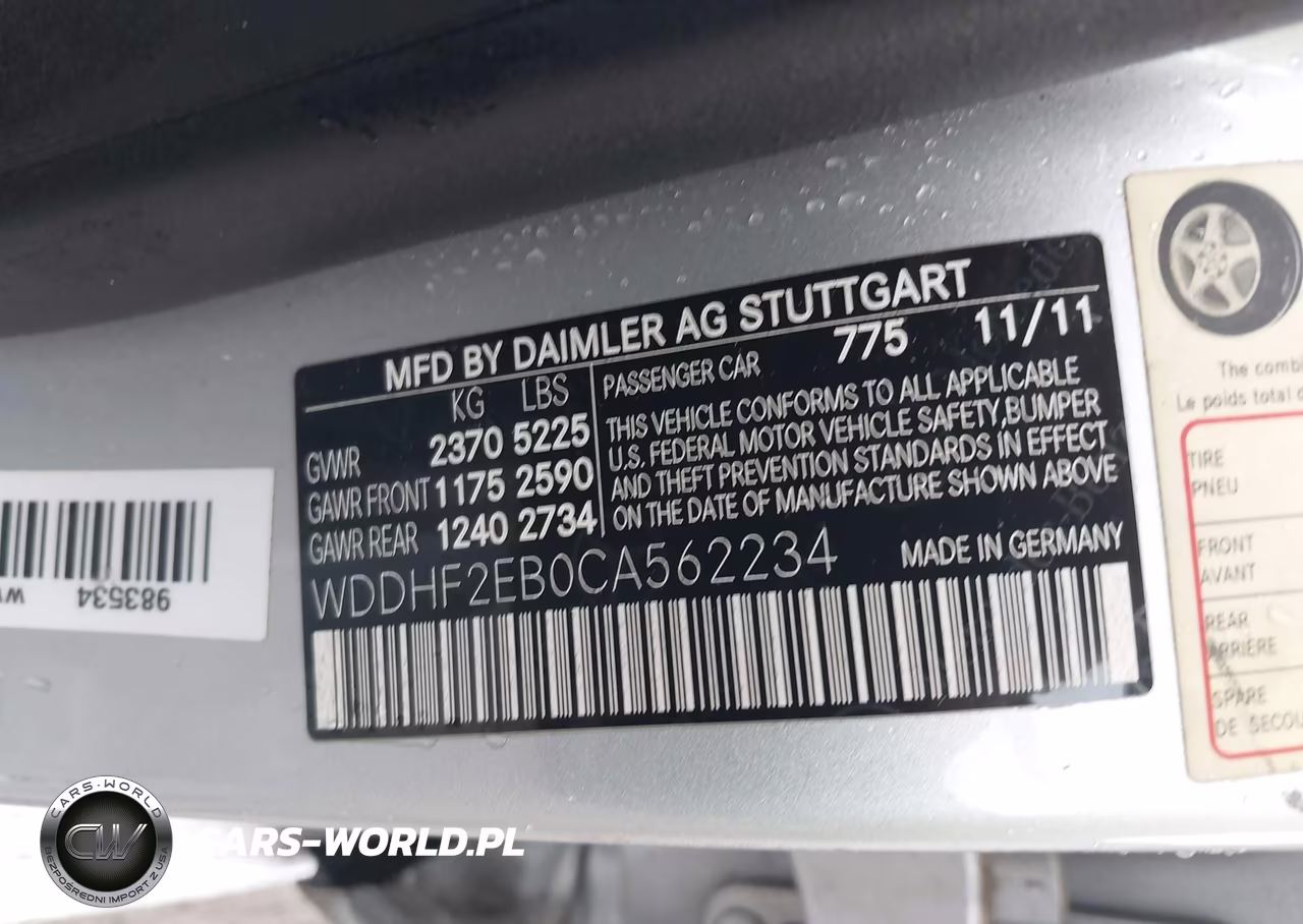 2012 Mercedes-Benz E 350 Bluetec VIN:WDDHF2EB0CA562234 - 9