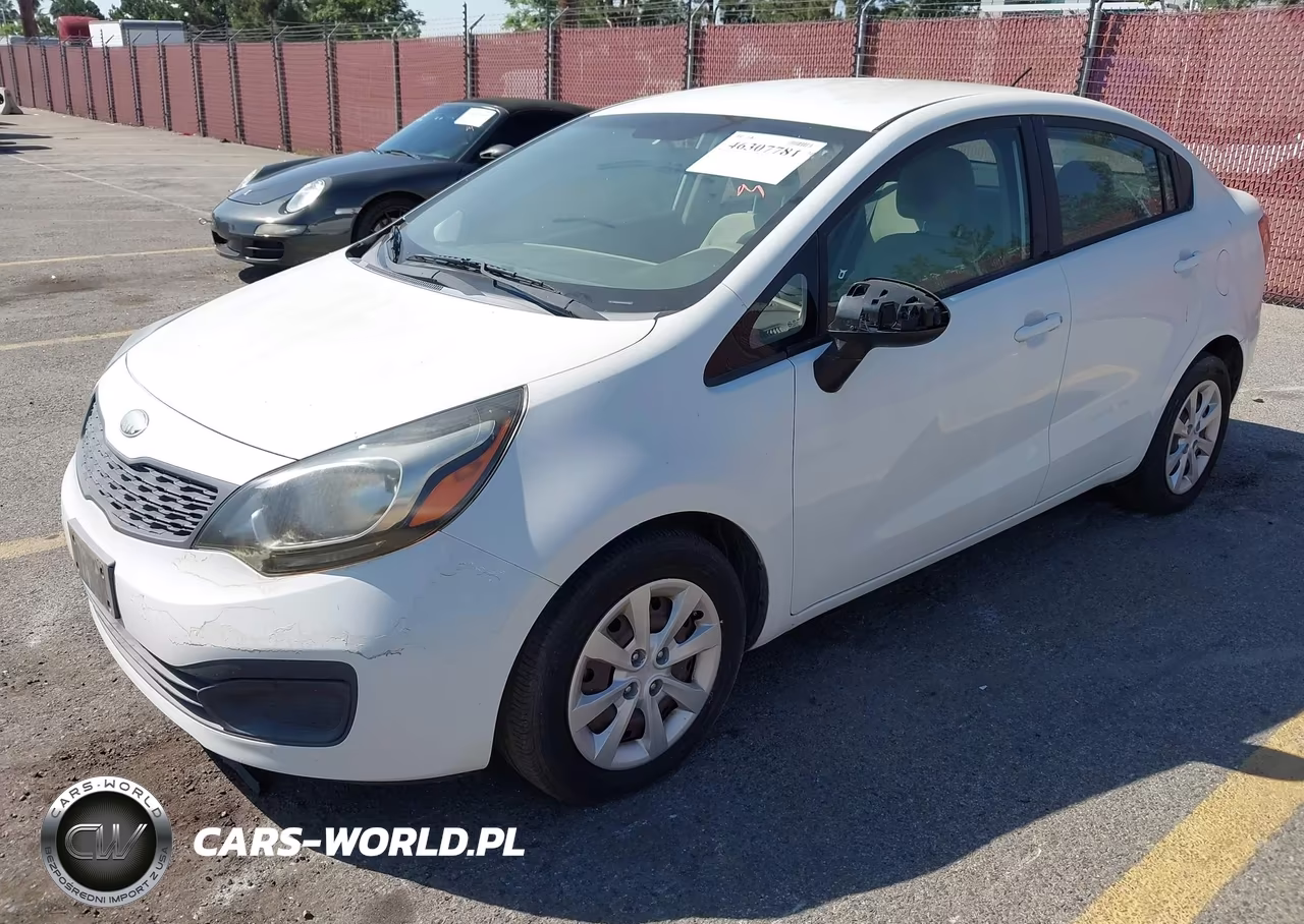 2013 Kia Rio Lx VIN:KNADM4A3XD6147612 - 2