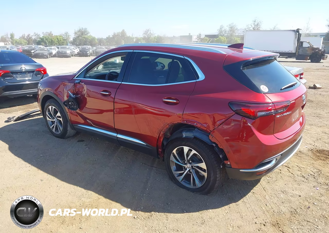 2022 Buick Envision Fwd Essence VIN:LRBFZNR42ND011616 - 3