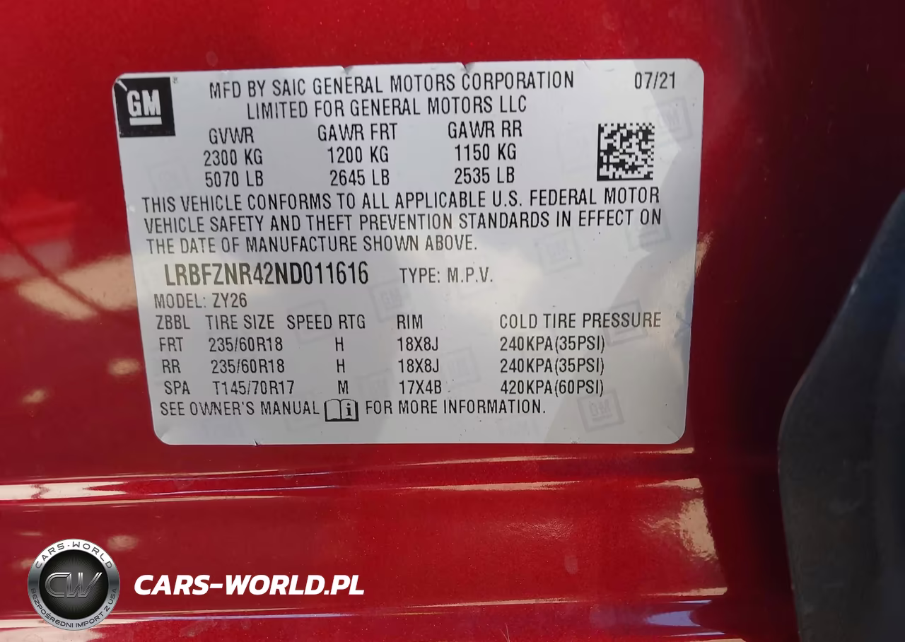 2022 Buick Envision Fwd Essence VIN:LRBFZNR42ND011616 - 9