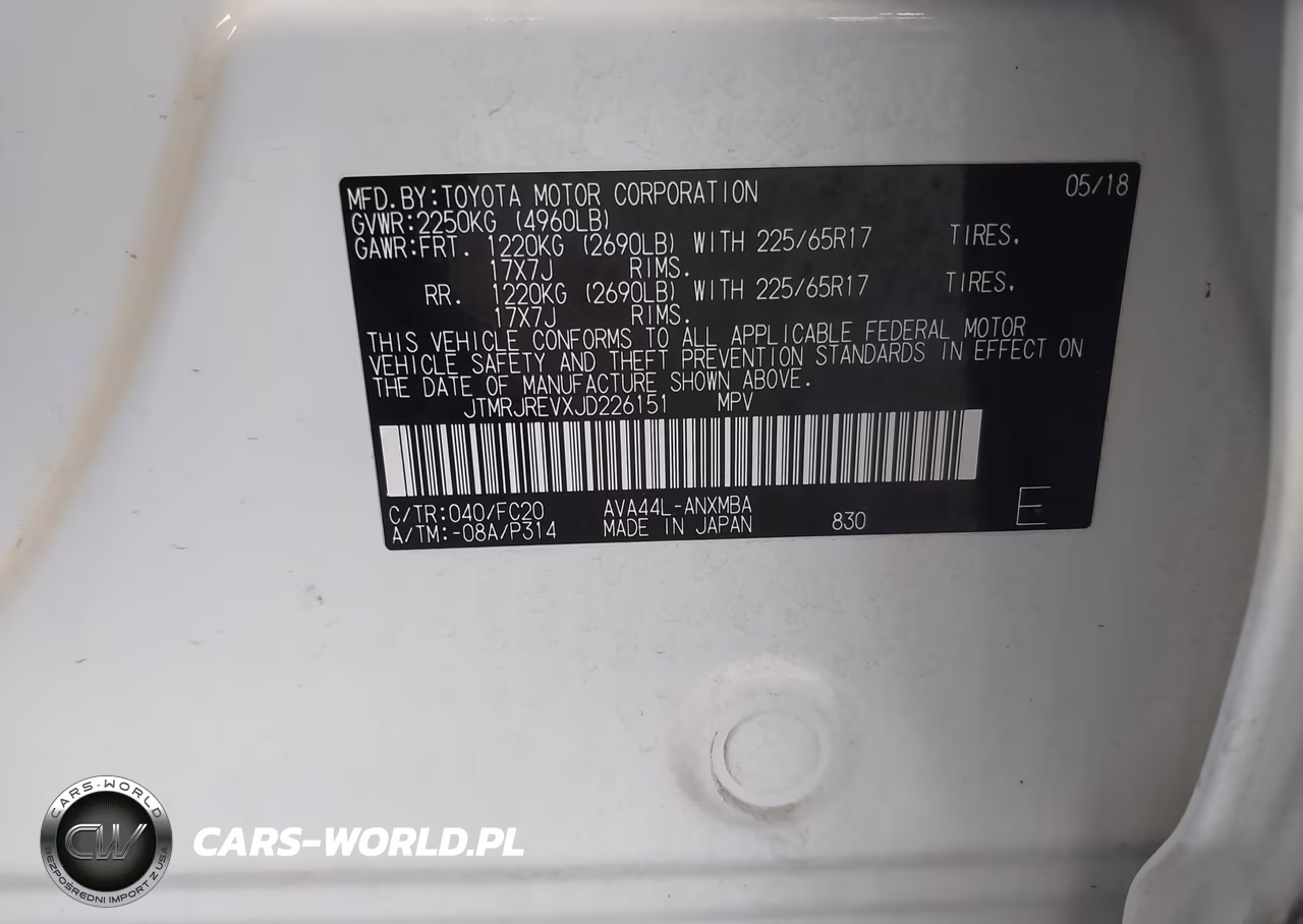 2018 Toyota Rav4 Hybrid Xle VIN:JTMRJREVXJD226151 - 9