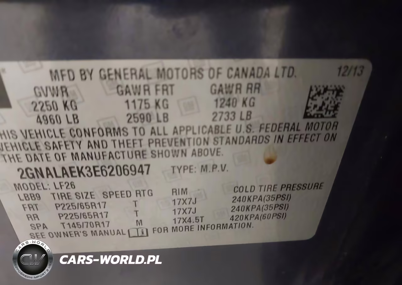2014 Chevrolet Equinox Ls VIN:2GNALAEK3E6206947 - 9