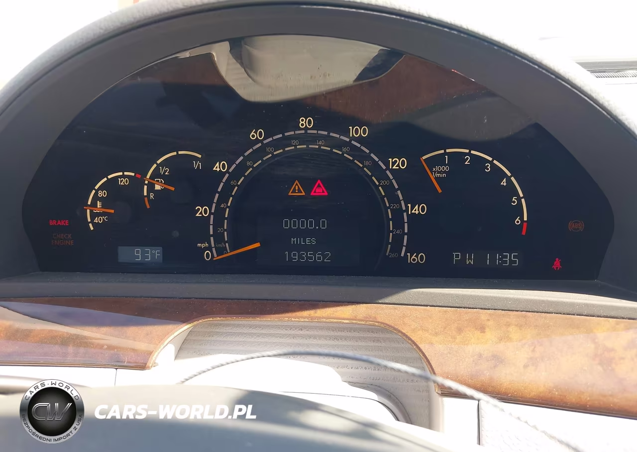 2001 Mercedes-Benz S 500 VIN:WDBNG75J61A141743 - 7