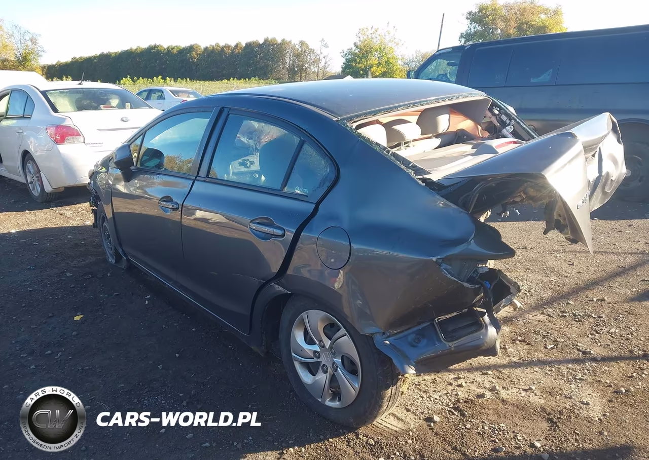 2012 Honda Civic Lx VIN:2HGFB2F57CH584451 - 3
