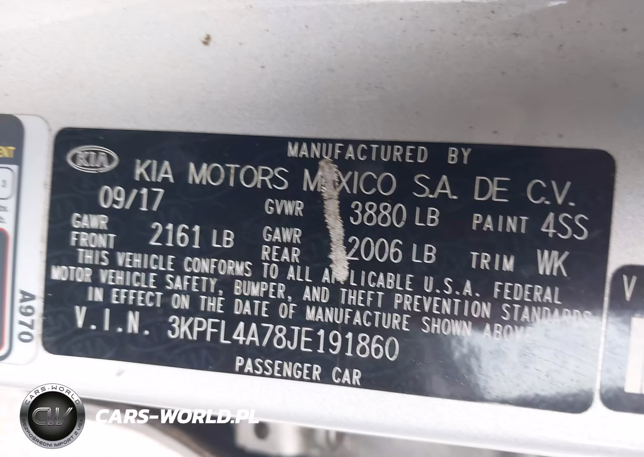 2018 Kia Forte Lx VIN:3KPFL4A78JE191860 - 9