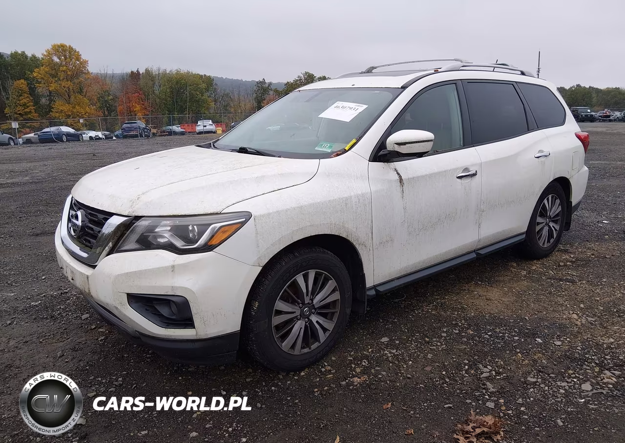 2017 Nissan Pathfinder S-Sv-Sl-Platinum VIN:5N1DR2MM8HC612095 - 2