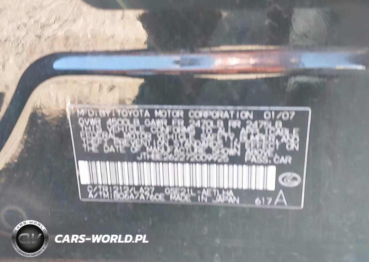 2007 Lexus Is 350 VIN:JTHBE262272009925 - 9