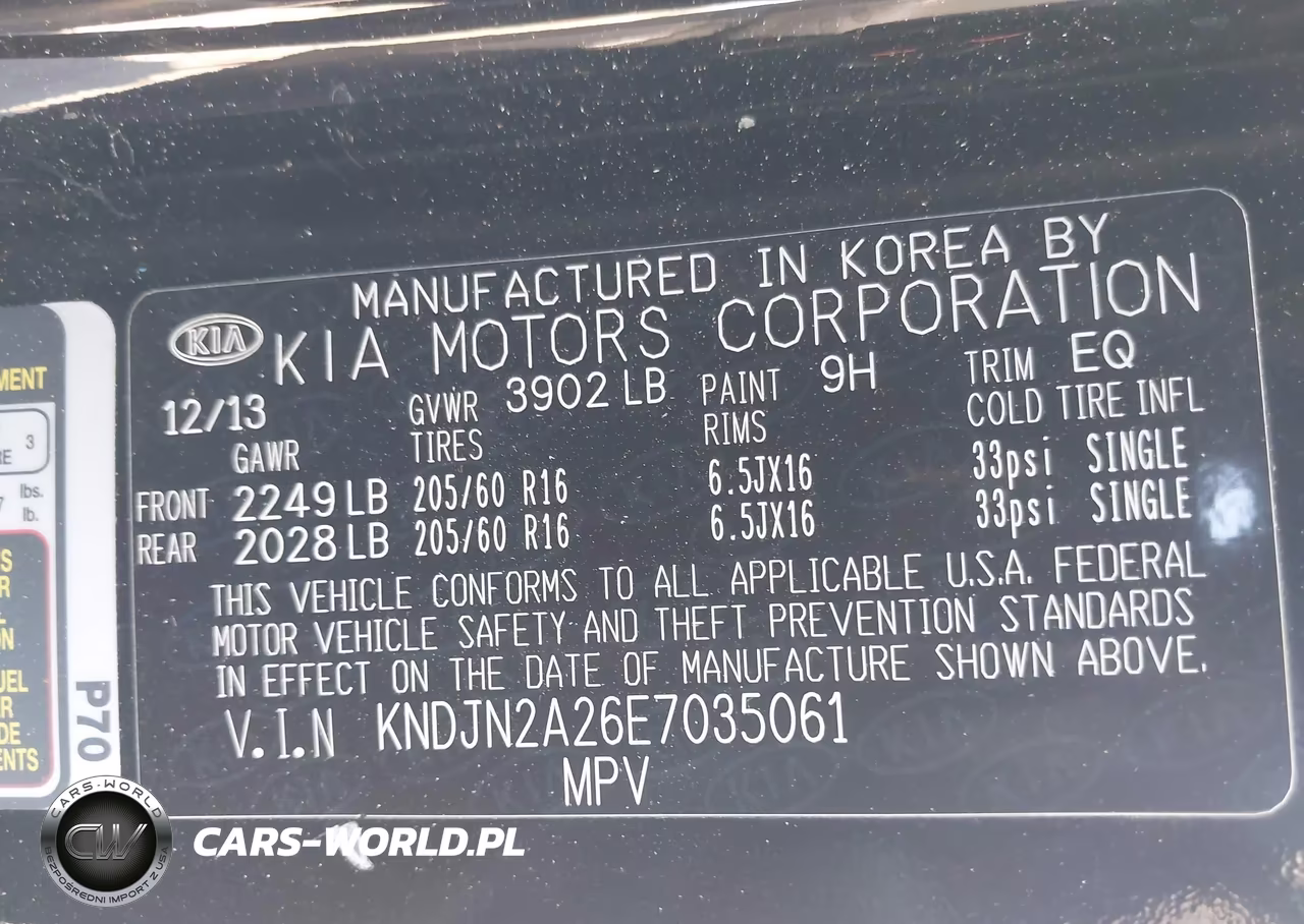 2014 Kia Soul VIN:KNDJN2A26E7035061 - 9