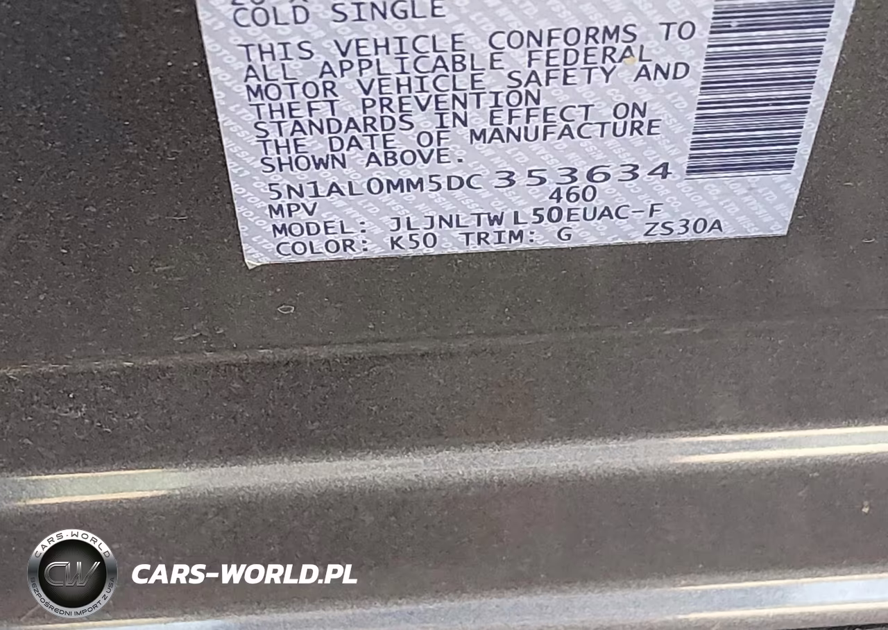 2013 Infiniti Jx35 VIN:5N1AL0MM5DC353634 - 9