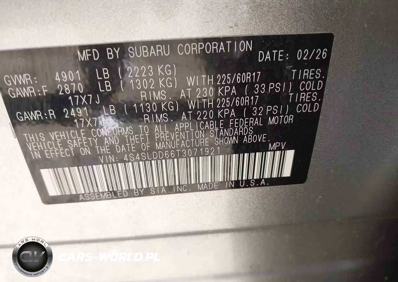 2026 Subaru Forester Premium VIN:4S4SLDD66T3071921 - 9