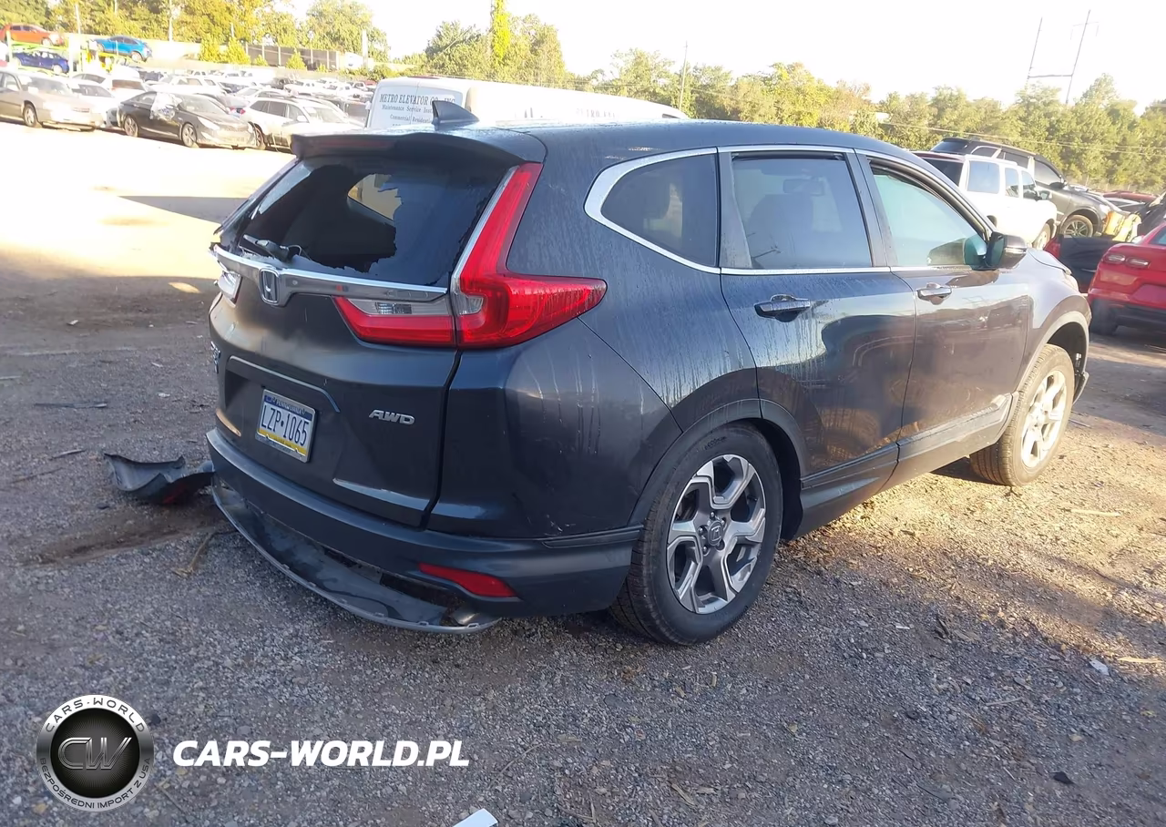 2017 Honda Cr-V Ex-L-Ex-L Navi VIN:2HKRW2H80HH611737 - 4