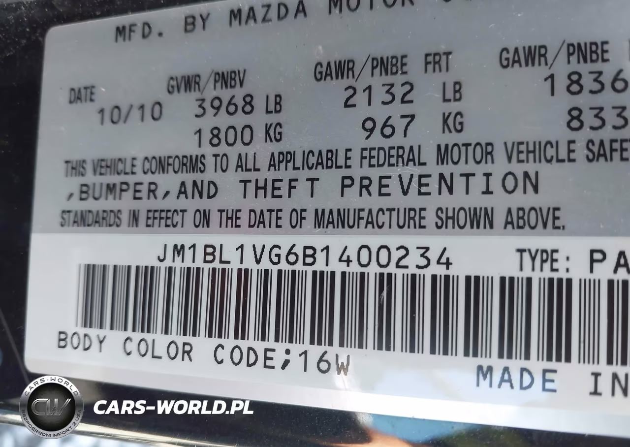 2011 Mazda Mazda3 I Touring VIN:JM1BL1VG6B1400234 - 9