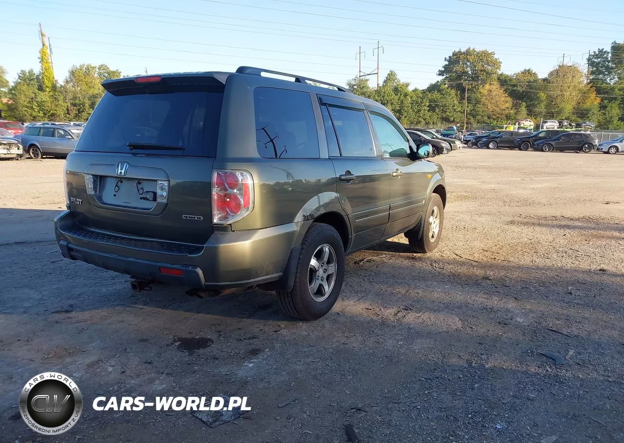 2006 Honda Pilot Ex-L VIN:2HKYF18706H535317 - 4