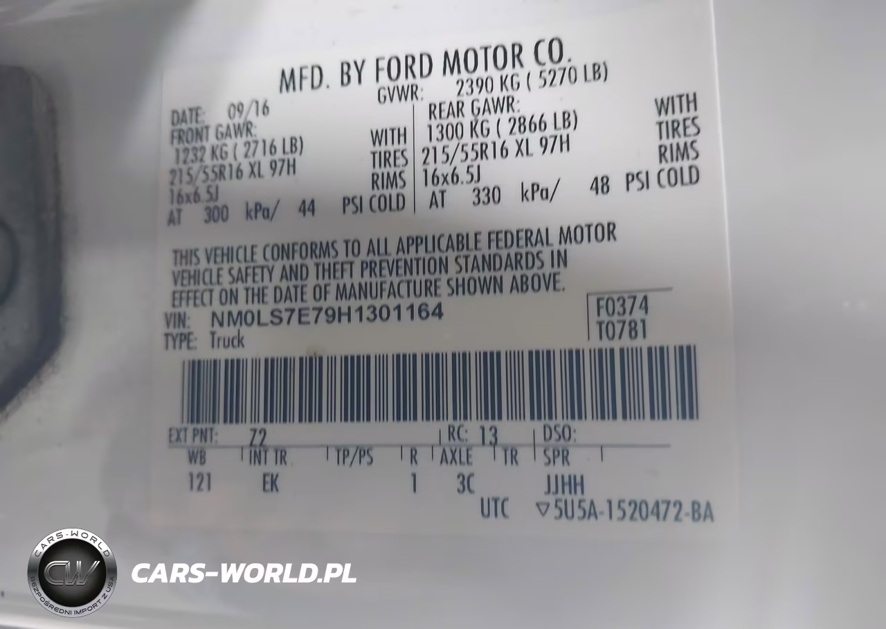 2017 Ford Transit Connect Xl VIN:NM0LS7E79H1301164 - 9
