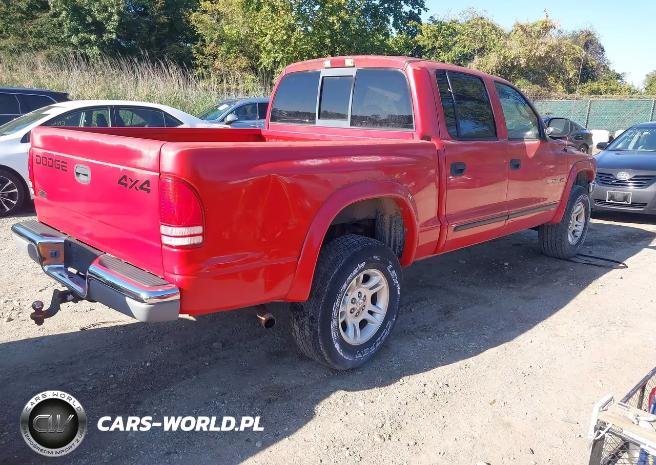2002 Dodge Dakota Slt VIN:1B7HG48N92S667193 - 2