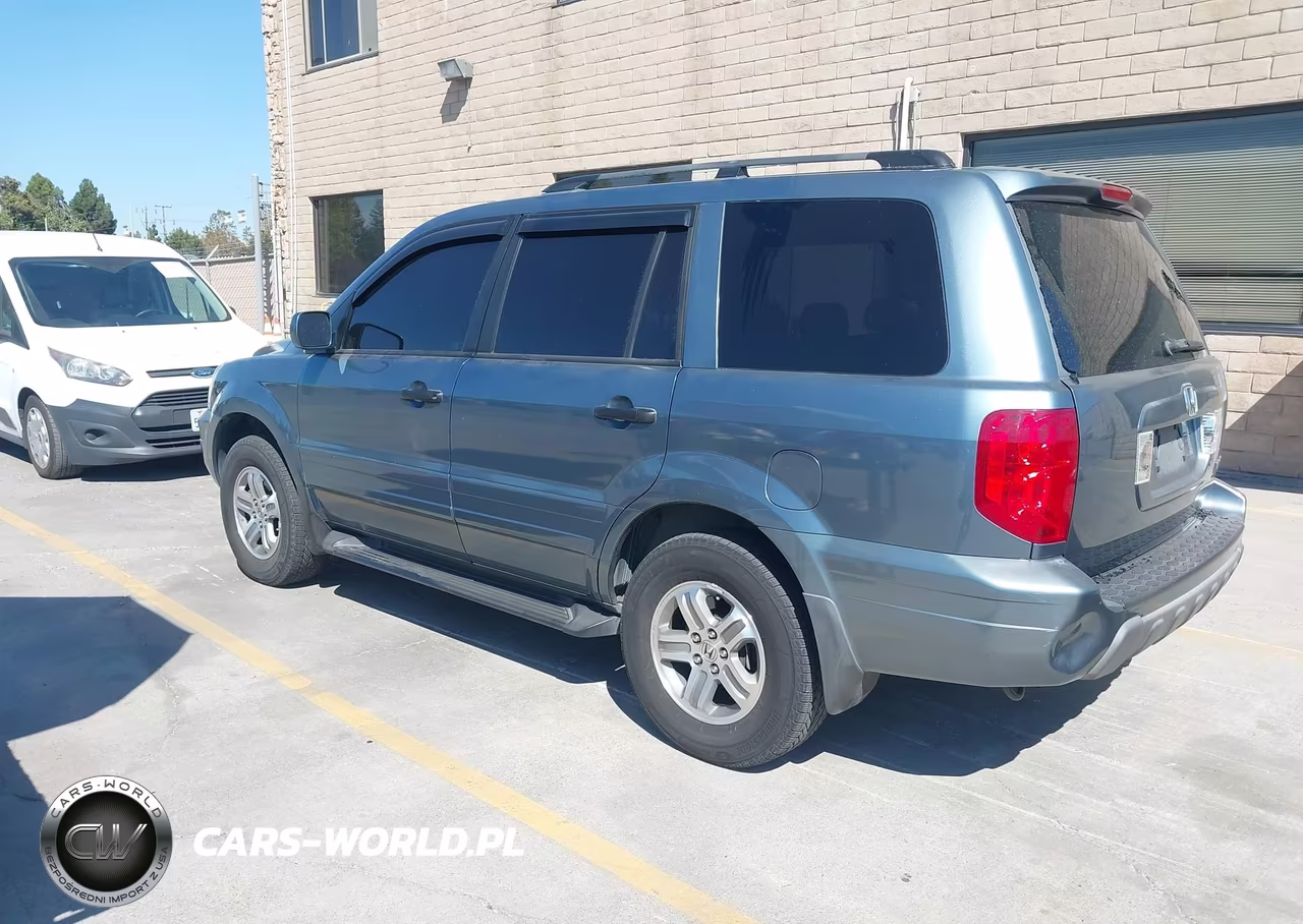 2005 Honda Pilot Ex-L VIN:2HKYF18515H573426 - 3