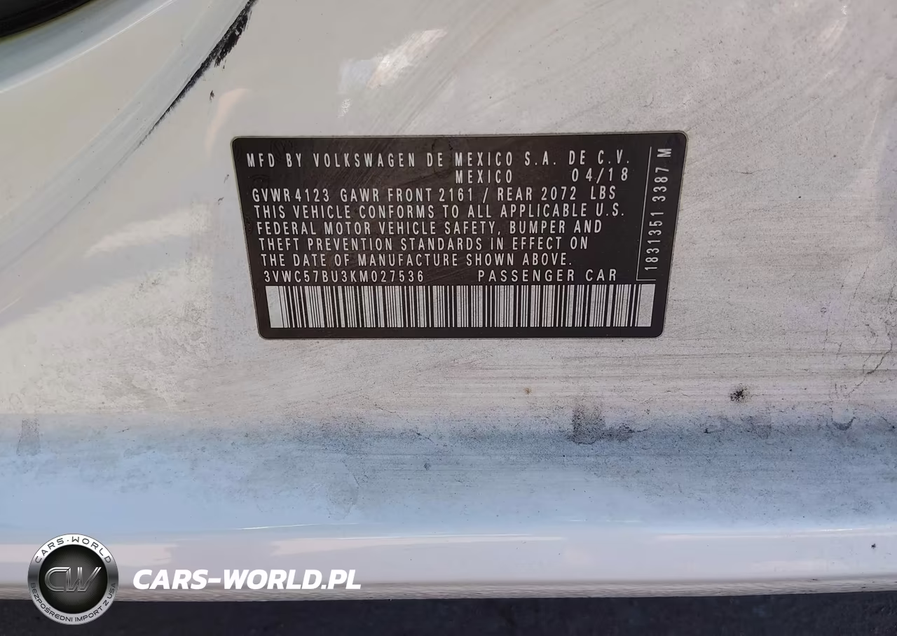 2019 Volkswagen Jetta 1.4T R-Line-1.4T S-1.4T Se VIN:3VWC57BU3KM027536 - 9