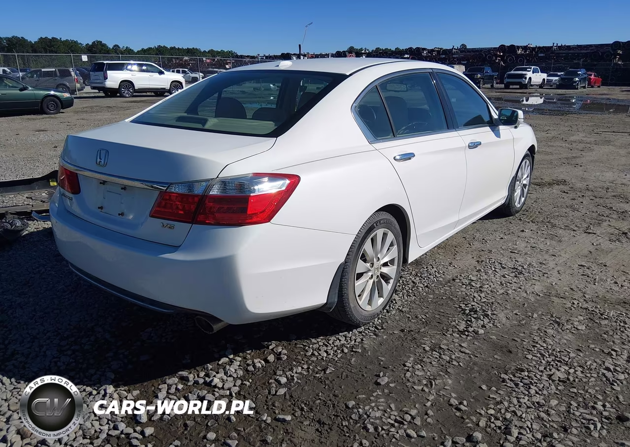 2014 Honda Accord Ex-L V-6 VIN:1HGCR3F8XEA027064 - 4